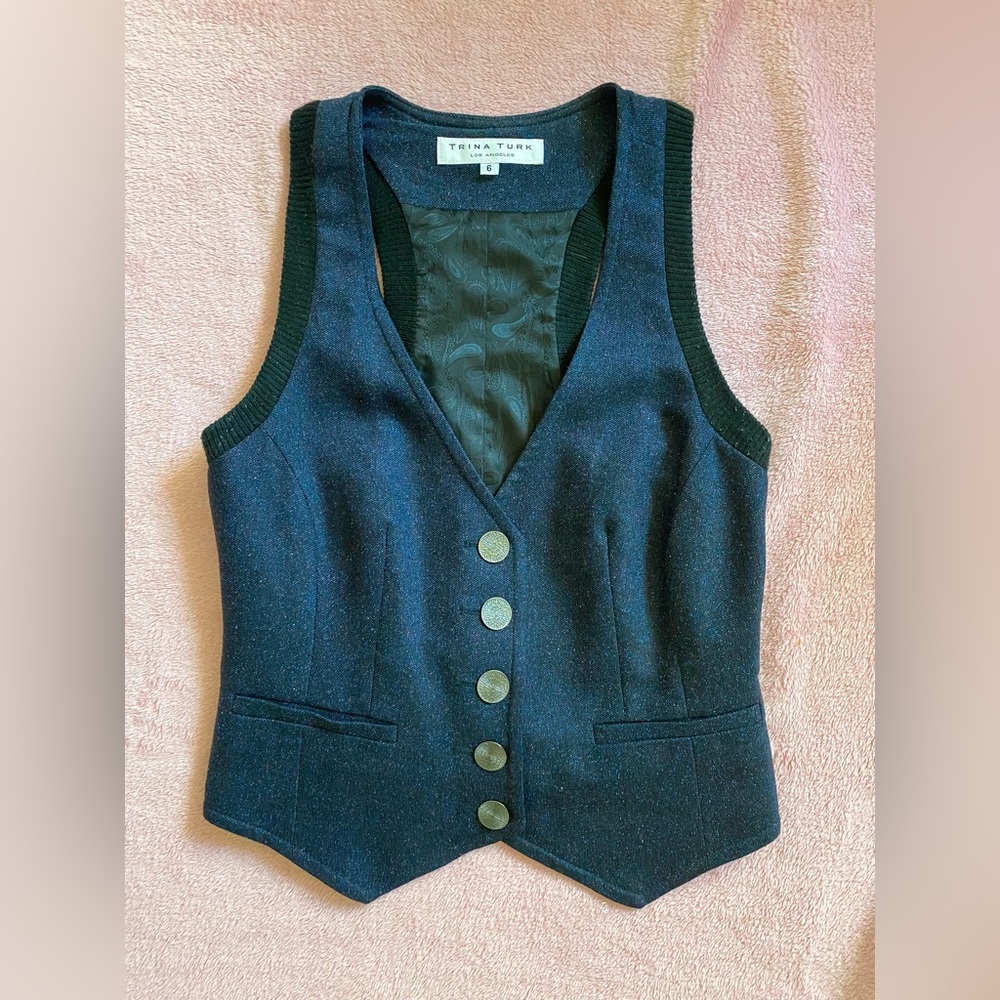 Trina Turk Confetti Vest Size 6